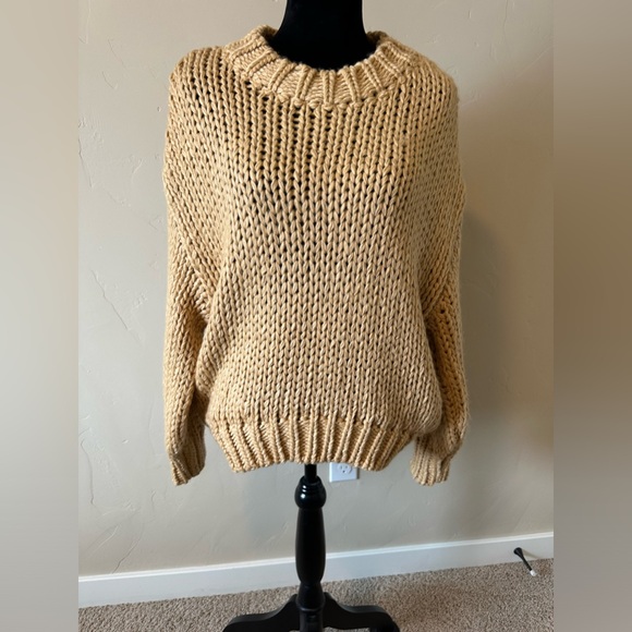 little lies Sweaters - Little lies chunky marigold yellow sweater